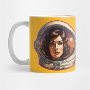 Retro Sci-Fi AI Kosmonaut Mug